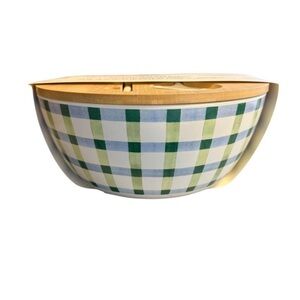 Salad Bowl With Lid And Utensils